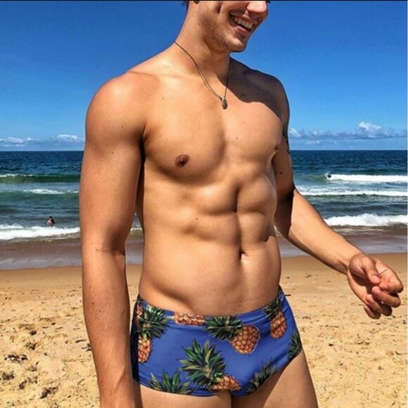 Pineapple swimsuit (Blue) - Picture 1 of 3